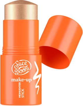 FACEBOOM Make-Up ,rozświetlacz do twarzy i ciała, w sztyfcie, nr 01 Gold,kompozycja-2