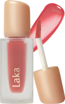 LAKA Fruity Glam ,pomadka do ust, błyszcząca, nr 101 Joyful,kompozycja-2