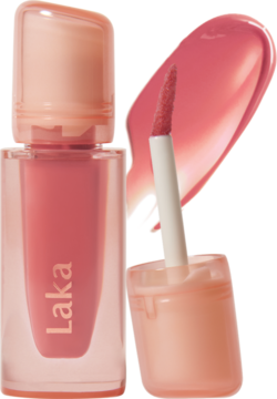 LAKA Jelling Nude ,błyszczyk do ust, nr 303 Peach Ring,kompozycja-2