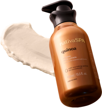 NATIVA SPA Quinoa ,mleczko do ciała, ujędrniające,kompozycja-2