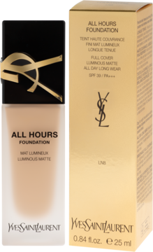 YVES SAINT LAURENT All Hours ,podkład do twarzy, SPF 39, nr LN8;,kompozycja-2