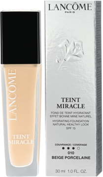 LANCÔME Teint Miracle ,podkład do twarzy, SPF 15, nr 010 Beige Porcelaine,kompozycja-2