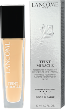 LANCÔME Teint Miracle ,podkład do twarzy, SPF 15, nr 01 Beige Albatre,kompozycja-2