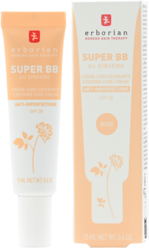 ERBORIAN Super BB ,krem BB z żeń-szeniem, kryjący, SPF 20, Nude,kompozycja-2