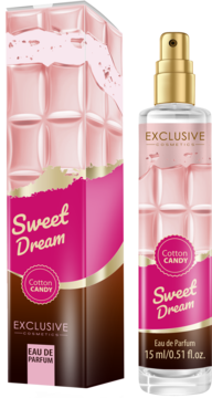 EXCLUSIVE COSMETICS Sweet Dream Cotton Candy,woda perfumowana dla kobiet,kompozycja-2