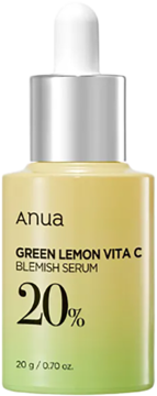 ANUA Green Lemon Vita C 20% ,serum do twarzy rozjaśniające, z witamina C,kompozycja-2