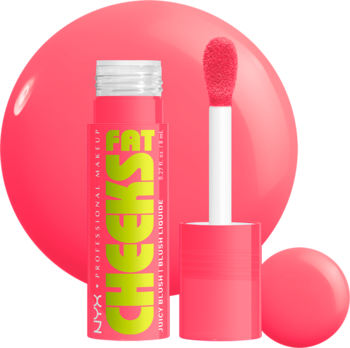 NYX PROFESSIONAL MAKEUP Fat Cheeks ,róż do policzków, w płynie, nr 03 Guava Gush,kompozycja-2