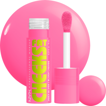 NYX PROFESSIONAL MAKEUP Fat Cheeks ,róż do policzków, w płynie, nr 04 Dragon Fruit Drip,kompozycja-2