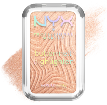 NYX PROFESSIONAL MAKEUP Buttermelt ,rozświetlacz do twarzy, nr 10 Glaze It Butta,kompozycja-2