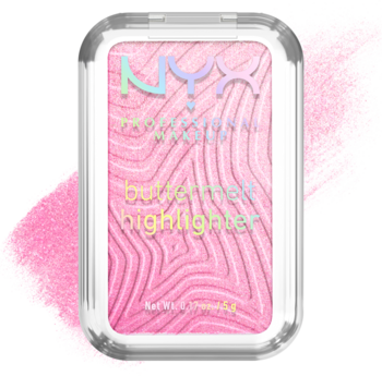 NYX PROFESSIONAL MAKEUP Buttermelt ,rozświetlacz do twarzy, nr 15 U Butta Werk,kompozycja-2