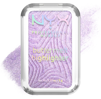 NYX PROFESSIONAL MAKEUP Buttermelt ,rozświetlacz do twarzy, nr 40 No 1 Butta,kompozycja-2