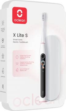 OCLEAN X Lite S ,szczoteczka soniczna i etui, Szara,kompozycja-2