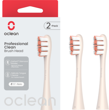 OCLEAN Professional Clean ,wymienne końcówki do szczoteczki sonicznej, Złote,kompozycja-2