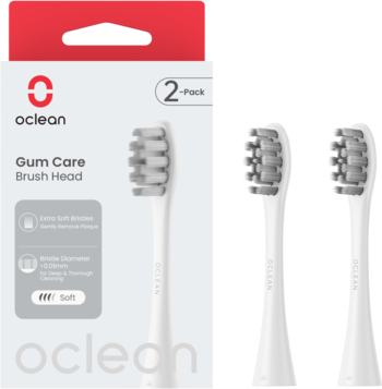 OCLEAN Gum Care ,wymienne końcówki do szczoteczki sonicznej, Białe,kompozycja-2