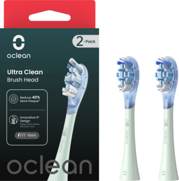 OCLEAN Ultra Clean ,wymienne końcówki do szczoteczki sonicznej, Miętowe,kompozycja-2