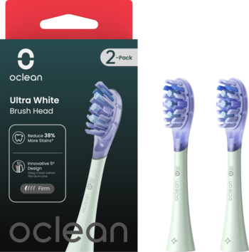 OCLEAN Ultra White ,wymienne końcówki do szczoteczki sonicznej, Miętowe,kompozycja-2