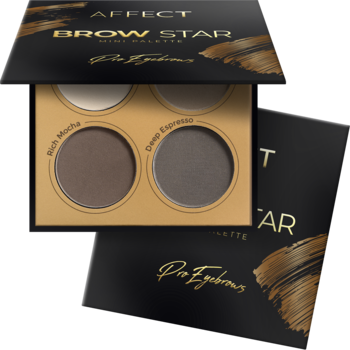 AFFECT Brow Star ,paleta cieni do brwi,kompozycja-2