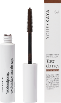 YOUR KAYA ,tusz do rzęs, wodoodporny, Cocoa Brown,kompozycja-2