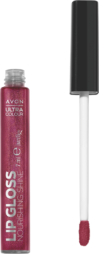 AVON Ultra Colour ,błyszczyk do ust, ultralśniący, Forbidden Fig,kompozycja-2