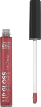 AVON Ultra Colour ,błyszczyk do ust, ultralśniący, Gleaming Guava,kompozycja-2