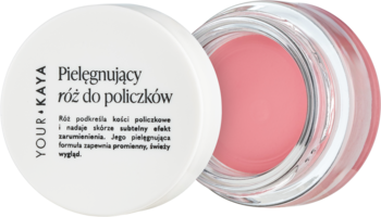 YOUR KAYA ,róż do policzków, pielęgnujący, Dusty Rose,kompozycja-2