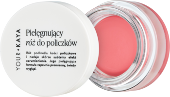 YOUR KAYA ,róż do policzków, pielęgnujący, Soft Peony,kompozycja-2