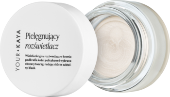 YOUR KAYA ,rozświetlacz do twarzy, pielęgnujący, Pearl Glow,kompozycja-2