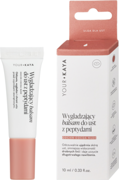 YOUR KAYA ,balsam do ust, z peptydami, wygładzający, Cocoa Nude,kompozycja-2