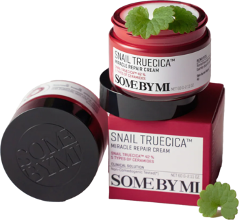 SOME BY MI Snail TrueCICA ,krem do twarzy z mucyną z czarnego ślimaka, rewitalizujący,kompozycja-2