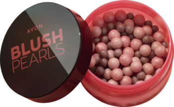 AVON Blush Pearls ,róż do policzków, perełki, Medium,kompozycja-2