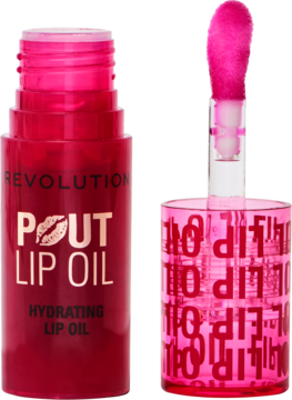 REVOLUTION Pout Hydrating,olejek do ust, Cherry Red,kompozycja-2