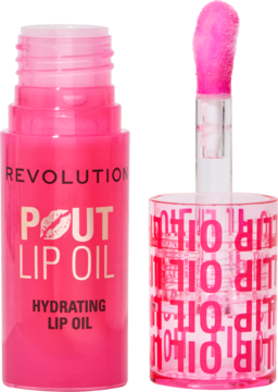 REVOLUTION Pout Hydrating,olejek do ust, Watermelon Pink,kompozycja-2