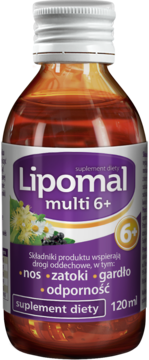 LIPOMAL multi 6+ ,syrop, suplement diety,kompozycja-2