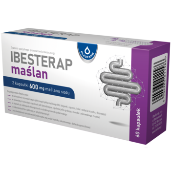 IBESTERAP Maślan ,kapsułki, maślan sodu 600 mg, żywność specjalnego przeznaczenia medycznego,kompozycja-2