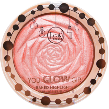J.CAT BEAUTY You Glow Girl ,rozświetlacz do twarzy i ciała, nr 112 Crimson Gleam,kompozycja-2