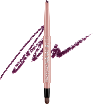 J.CAT BEAUTY Lip Contour ,konturówka do ust, z pędzelkiem, automatyczna, nr 209 Berry Deep Plum,kompozycja-2