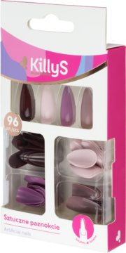 KILLYS Salon Results ,sztuczne paznokcie, Nude Stiletto,kompozycja-2