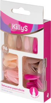 KILLYS Salon Results ,sztuczne paznokcie, Pink Stiletto,kompozycja-2