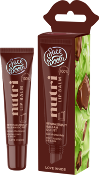 FACEBOOM Nutri ,balsam do ust, rewitalizujący, Dubai Chocolate,kompozycja-2