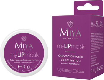 MIYA COSMETICS myLIPmask ,maska do ust, odżywcza, na noc,kompozycja-2