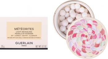 GUERLAIN Météorites ,puder do twarzy w kulkach, 01 Pearly White,kompozycja-2