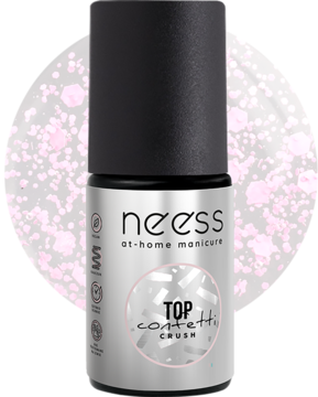 NEESS Confetti Crush ,top do lakierów hybrydowych,kompozycja-2