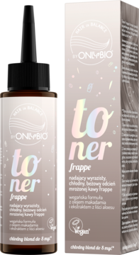 HAIR IN BALANCE BY ONLYBIO ,toner do włosów, Frappe,kompozycja-2