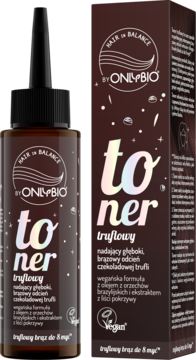 HAIR IN BALANCE BY ONLYBIO ,toner do włosów, Truflowy,kompozycja-2