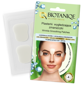 BIOTANIQE MultiBioMask ,plasterki do twarzy, wygładzające zmarszczki,kompozycja-2