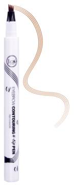 J.CAT BEAUTY 4-Tip ,pisak do stylizacji brwi, precyzyjny, nr 101 Taupe,kompozycja-2