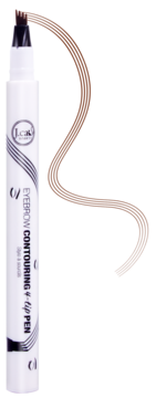 J.CAT BEAUTY 4-Tip ,pisak do stylizacji brwi, precyzyjny, nr 102 Brown,kompozycja-2