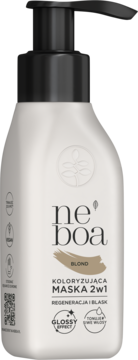NEBOA ,maska do włosów, koloryzująca, 2w1, Blond,kompozycja-2