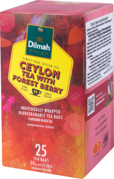 DILMAH Ceylon Tea With Forest Berry ,herbata czarna z aromatem Owoców Leśnych,kompozycja-2