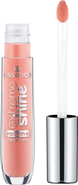 ESSENCE Extreme Shine ,błyszczyk do ust, nr 12 Dazzling Apricot,kompozycja-2